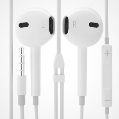 Слушалки Слушалки с кабел и микрофон Слушалки HF G-tech за Apple iPhone 5 / Apple iPhone 5s / Apple iPhone SE бели